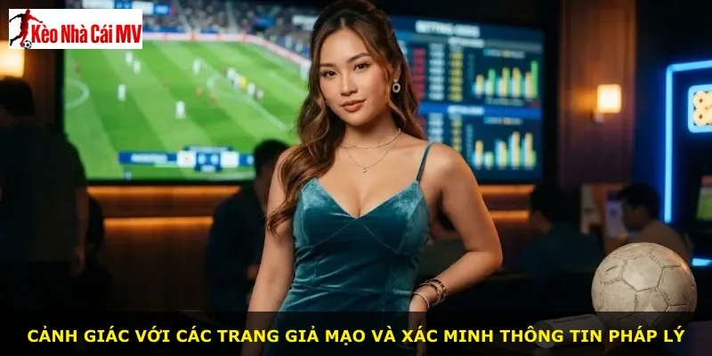 Cảnh giác với các trang giả mạo và xác minh thông tin pháp lý