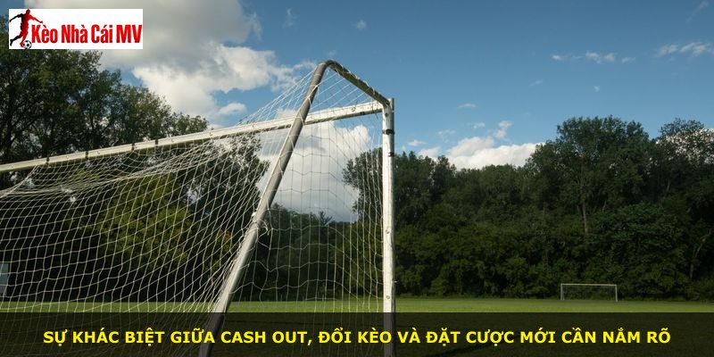 Sự khác biệt giữa cash out, đổi kèo và đặt cược mới cần nắm rõ