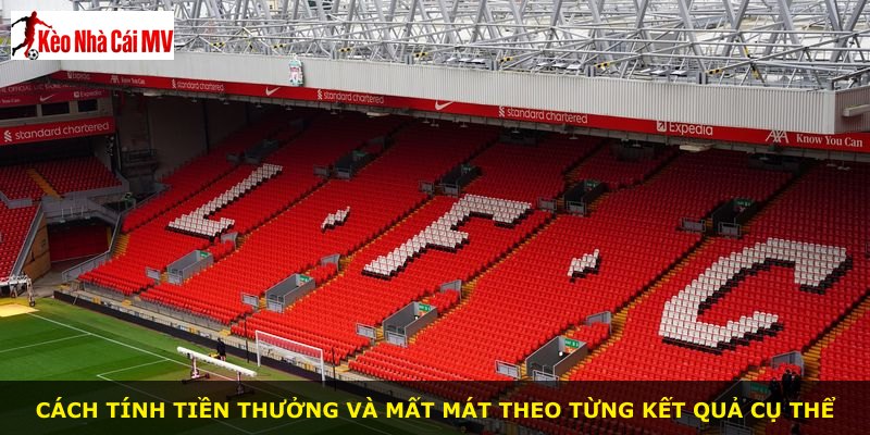 Cách tính tiền thưởng và mất mát theo từng kết quả cụ thể